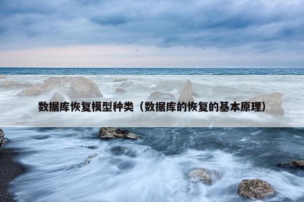 数据库恢复模型种类（数据库的恢复的基本原理）