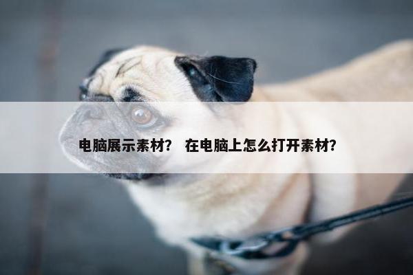 电脑展示素材？ 在电脑上怎么打开素材？