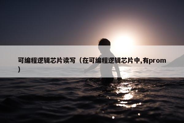 可编程逻辑芯片读写（在可编程逻辑芯片中,有prom）