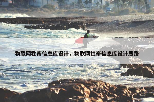 物联网牲畜信息库设计，物联网牲畜信息库设计思路