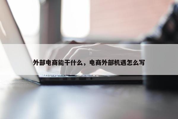 外部电商能干什么，电商外部机遇怎么写