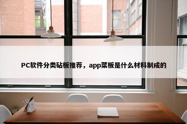 PC软件分类砧板推荐，app菜板是什么材料制成的