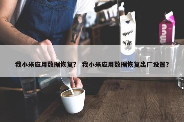我小米应用数据恢复？ 我小米应用数据恢复出厂设置？
