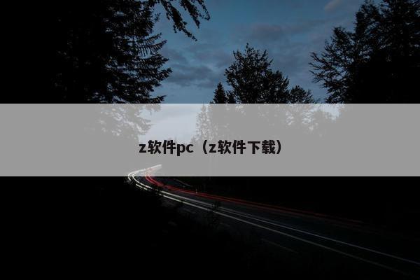 z软件pc（z软件下载）