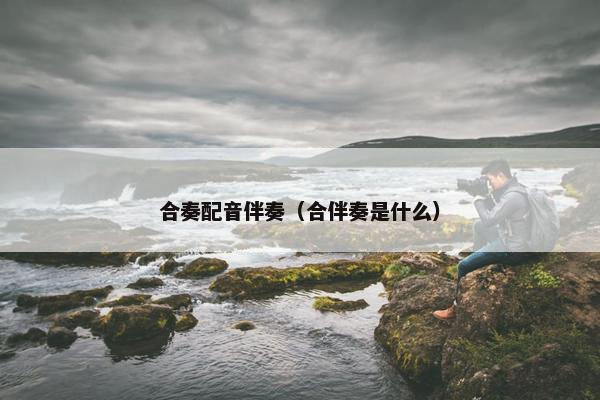 合奏配音伴奏（合伴奏是什么）
