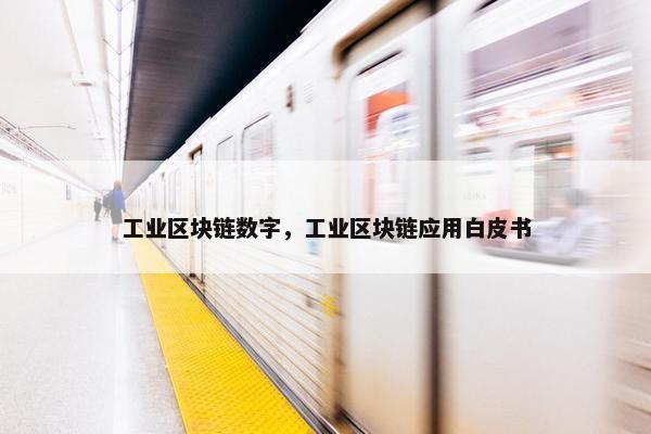 工业区块链数字，工业区块链应用白皮书