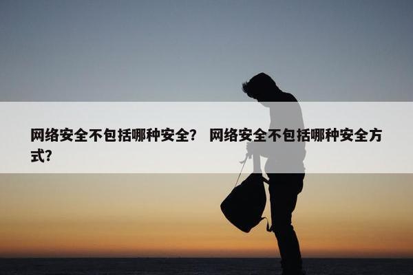 网络安全不包括哪种安全？ 网络安全不包括哪种安全方式？