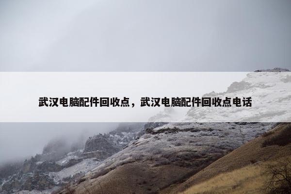 武汉电脑配件回收点，武汉电脑配件回收点电话