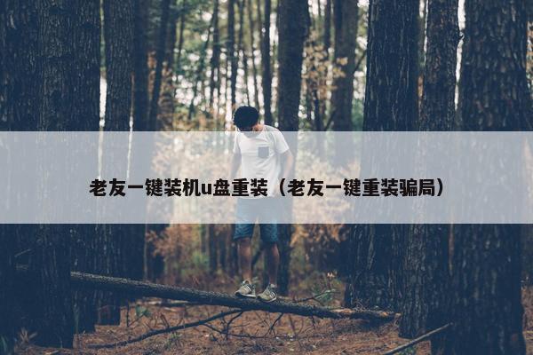 老友一键装机u盘重装（老友一键重装骗局）