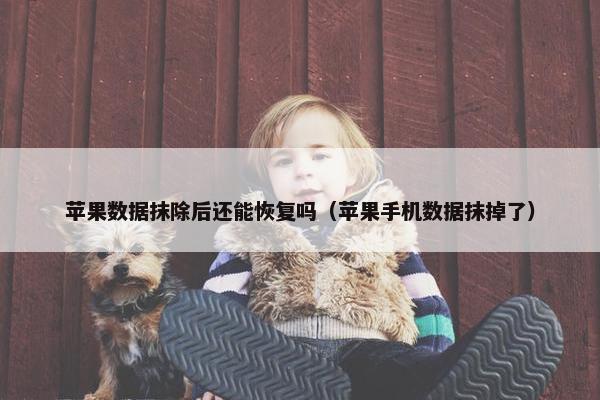 苹果数据抹除后还能恢复吗（苹果手机数据抹掉了）