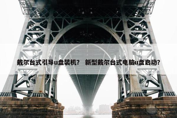 戴尔台式引导u盘装机？ 新型戴尔台式电脑u盘启动？