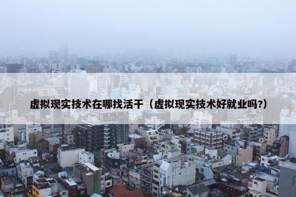 虚拟现实技术在哪找活干（虚拟现实技术好就业吗?）