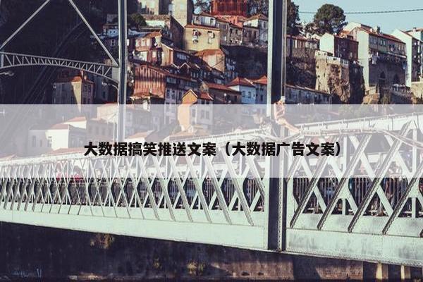 大数据搞笑推送文案（大数据广告文案）