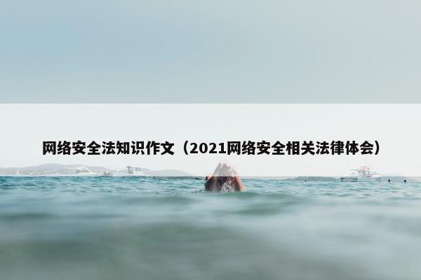 网络安全法知识作文（2021网络安全相关法律体会）