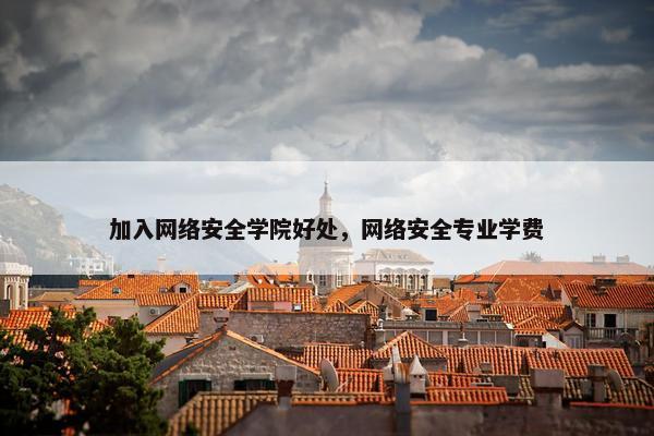 加入网络安全学院好处，网络安全专业学费