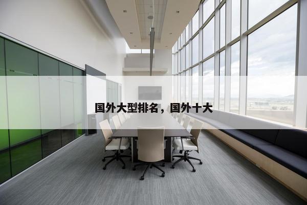 国外大型排名，国外十大
