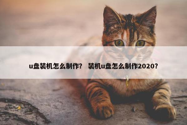 u盘装机怎么制作？ 装机u盘怎么制作2020？