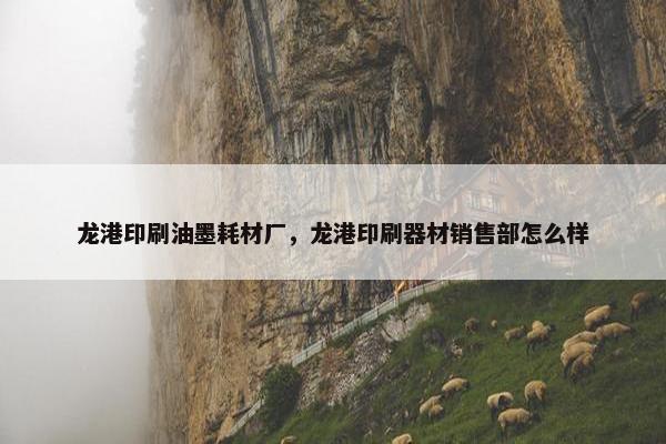 龙港印刷油墨耗材厂，龙港印刷器材销售部怎么样