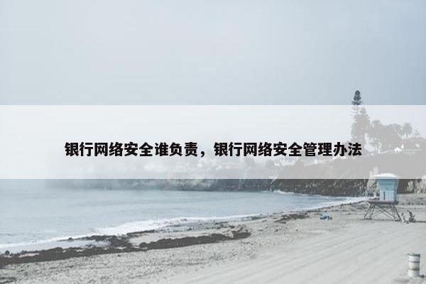 银行网络安全谁负责，银行网络安全管理办法