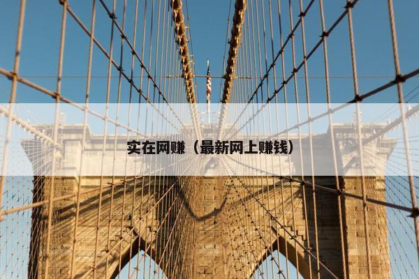 实在网赚（最新网上赚钱）