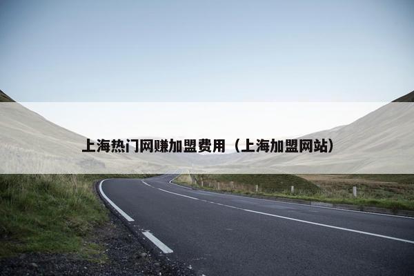 上海热门网赚加盟费用（上海加盟网站）