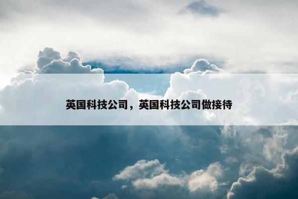 英国科技公司，英国科技公司做接待