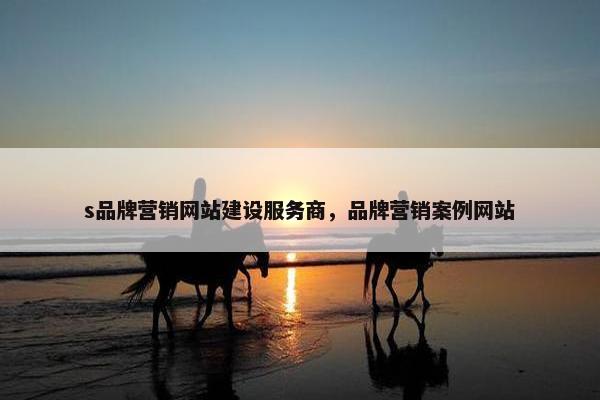 s品牌营销网站建设服务商，品牌营销案例网站