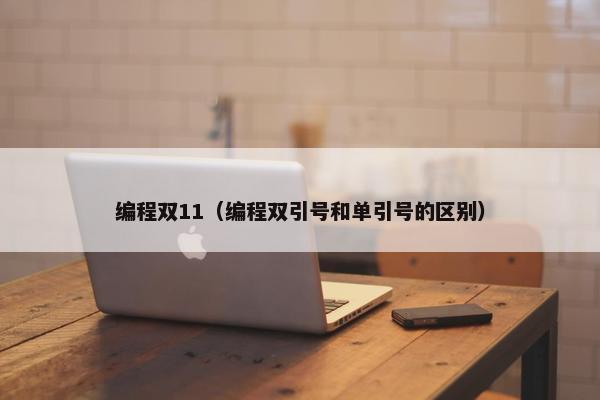 编程双11（编程双引号和单引号的区别）