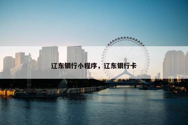 辽东银行小程序，辽东银行卡