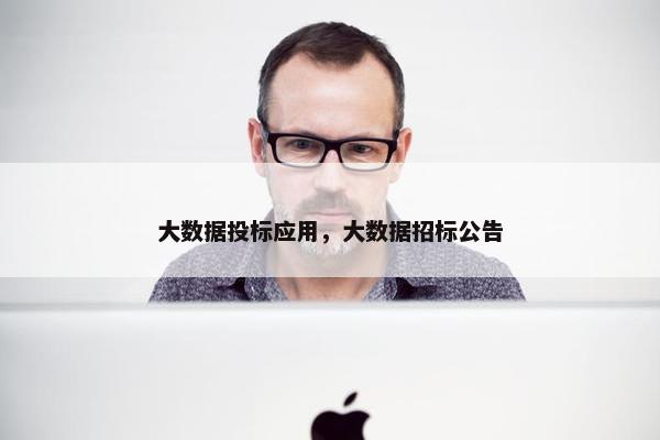 大数据投标应用，大数据招标公告