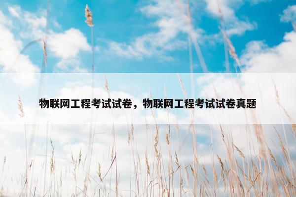 物联网工程考试试卷，物联网工程考试试卷真题