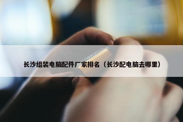 长沙组装电脑配件厂家排名（长沙配电脑去哪里）