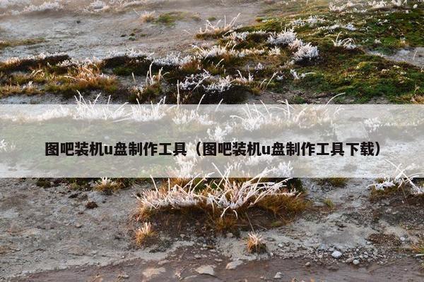 图吧装机u盘制作工具（图吧装机u盘制作工具下载）