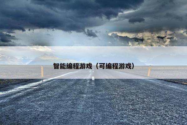 智能编程游戏（可编程游戏）