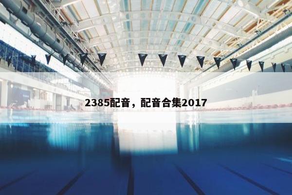 2385配音，配音合集2017